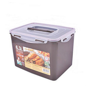쿨맥시II 직사각 김치통 6.3L(초코)