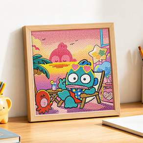 원목 액자 보석십자수 액자형 DIY 20cm x 20cm