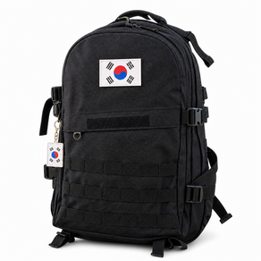 천리 신형 대용량 출타 군인 가방+ 태극기 약장 + 태극기 키링