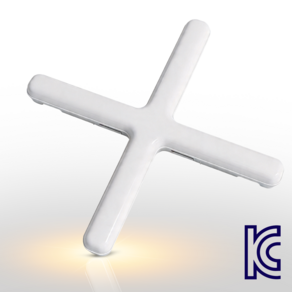 WHAREIDI 십자등 LED 조명 60W 전등 형광등 6500K