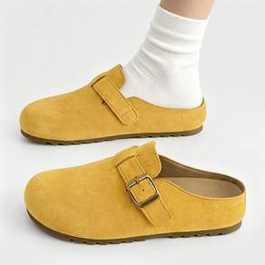 Modern Fashion 여성 발편한 플랫 뮬 샌들 컬러 슬리퍼 X111