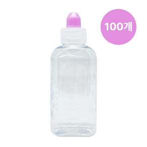 국산 PET재질 짧은마개 투명 투약병 50ml 100EA