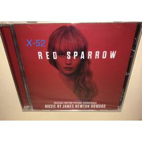 (수입CD) Red Sparrow CD soundtrack James Newton Howard score Jennifer Lawrence spy music