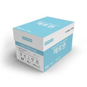 제로원 80g 복사용지 2500매 대용량 프린터 복사지 1박스 2500매
