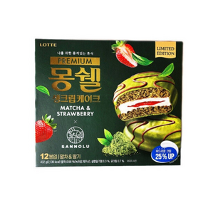 몽쉘 프리미엄 말차 & 딸기 산노루