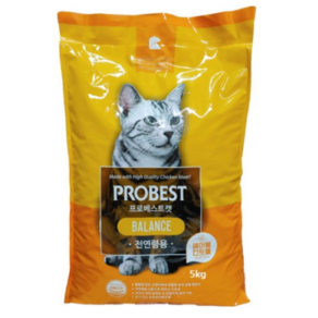 프로베스트캣 블루 5kg 고양이사료 헤어볼