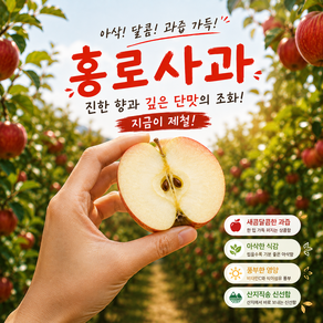 [재구매1위] 경북 햇사과 특품 홍로사과