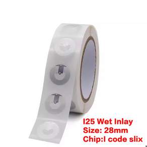 RFID HF 태그 I 코드 SLIX 칩 스마트 태그 도서 라벨 NFC 스티커 13.56MHz ISO15693 고주파 전자 20PCS
