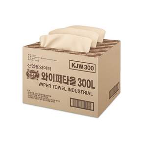 세이플러스 산업용 와이퍼 타올 KJW-300 대형 300매
