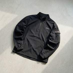 HDEX 에이치덱스 액티브 에센셜 하프 집업 Black H243MSRJJ030BK
