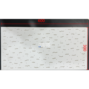 두께 6T 천정 크린텍스 300*600규격 18장 1박스