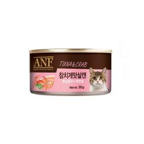 ANF 캔 고양이 간식 참치게맛살 95g x 12개(G)