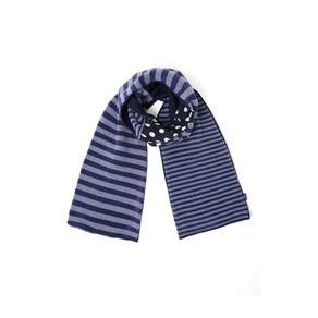 바니쉬먼트 여성 머플러 Patchwork muffler navy VANISHMENT