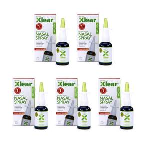 자일러 내추럴 비강 스프레이 자일리톨 45ml 5개 Xlear