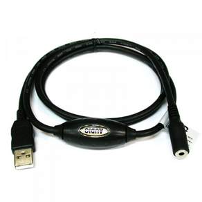 넷메이트 A타입 3.5mm USB사운드카드 NMU-AUDIO