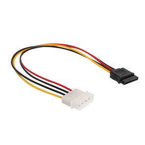 IDE 4핀 to SATA 전원 케이블 30cm 몰렉스 파워 변환선 HDD SSD 전원 연결 PC 데스크탑 조립