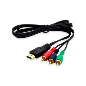 HDMI to 3RCA 컴포넌트 AV 비디오 변환 케이블