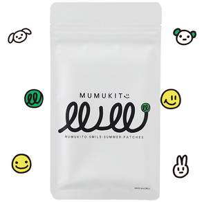 무무키토 스마일 썸머패치 어린이 패치 90매