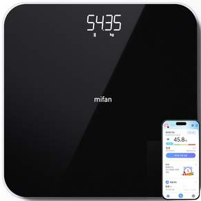 MIFAN 가정용 디지털 LED 인바디 체지방 체중계