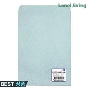 로렌하임 우진 레자크 각대봉투 A4 청색 서류봉투 사무용 10매입 문서정리봉투