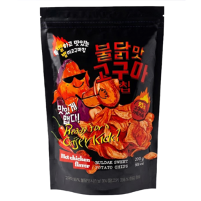별별간식연구소 불닭 고구마칩 매운과자