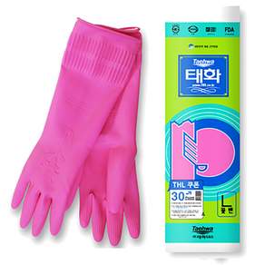 태화 고무장갑 꽃밴