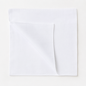 순면 60수 100% 무지 아사면 손수건 50x50cm