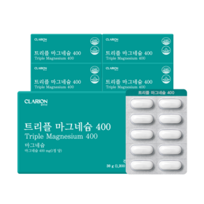 클라리온 트리플 마그네슘 400 30정 1박스