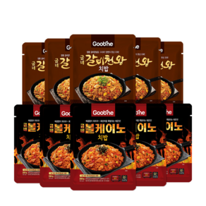 굽네 닭가슴살 치밥 2종 혼합 14팩 (볼케이노/갈비천왕)