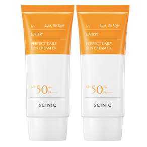 싸이닉 엔조이 퍼펙트 데일리 톤업 썬크림 EX 50ml / 혼합자차 저자극 보송 톤업 2개