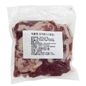 춘천 달수 생오리로스 500g x 3팩 총1.5kg 국내산 냉장 오리슬라이스 당일제조발송