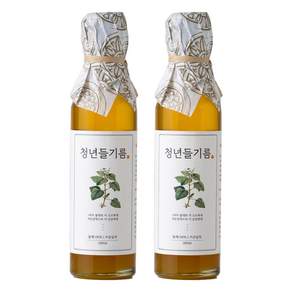 저온압착 청년 들기름
