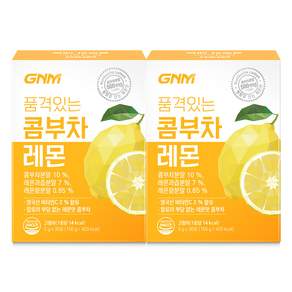 GNM자연의품격 품격있는 콤부차 레몬 비타민C 유산균 분말 스틱