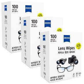 [자이스] 렌즈 와이프 휴대폰클리너 100매 X 3세트