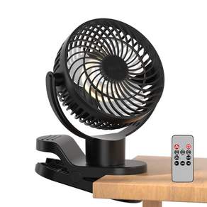 무선 클립형 미니선풍기 집게형 서큘레이터 LED C타입 WAF8 Pro