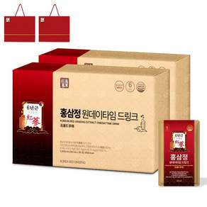 1+1특가 명절선물 홍삼정 6년근 프리미엄 골드 쇼핑백 포함