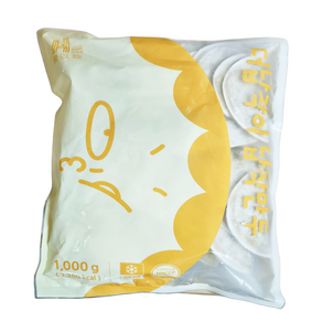 대구 칠성시장 냉동 납작만두 비빔만두 1kg