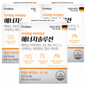 프로메드 에너지솔루션 프리미엄 비타민B군 테아닌