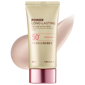 더페이스샵 파워 롱래스팅 핑크 톤업 선로션 SPF50+ PA++++