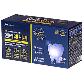 JW중외제약 덴티레시피 2개월분 / 치아에 좋은 영양제 뼈건강 프로폴리스 칼슘