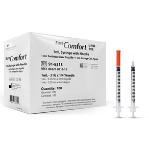 일회용 멸균주사기 31G 1cc 6mm 100개입 멸균주사침 백신 주사기 LDS 주사기 동물용