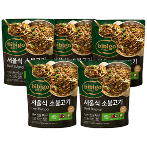 5개 CJ제일제당 [3+2]비비고 서울식소불고기 404g