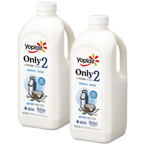 빙그레 요플레 only 2 & only 3 플레인 요거트 대용량 1.8L X 2개 (옵션선택)