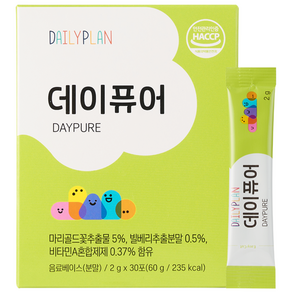 [유통기한 27.04.06] 데일리플랜 데이퓨어 루테인 눈영양제