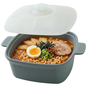 소노리떼 국산 실리콘 냄비 전자레인지 라면용기 대형 계란찜기 1200ml