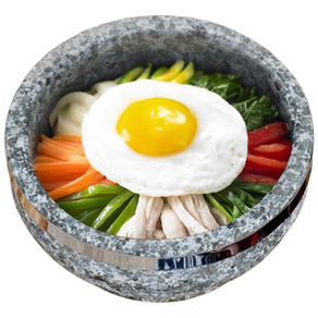 귀월미 돌솥 비빔밥 그릇