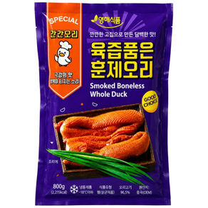 해선정 훈제오리 통오리 완포 800g