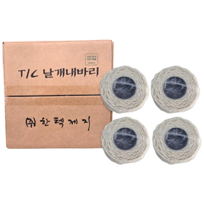 한텍 습식 T/C 네바리 9cm X 80m 벽지 보수 초배지 도배부자재 내바리 1박스 4롤