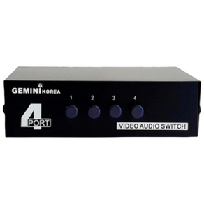 AG-4100 AV 4포트선택기 셀렉터 분배기 오디오 비디오 RCA