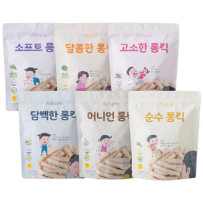 올바름 독도 쌀과자 롱스틱 6종 세트